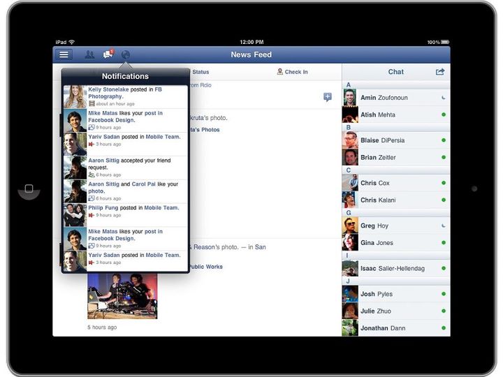 facebook-per-iPad2