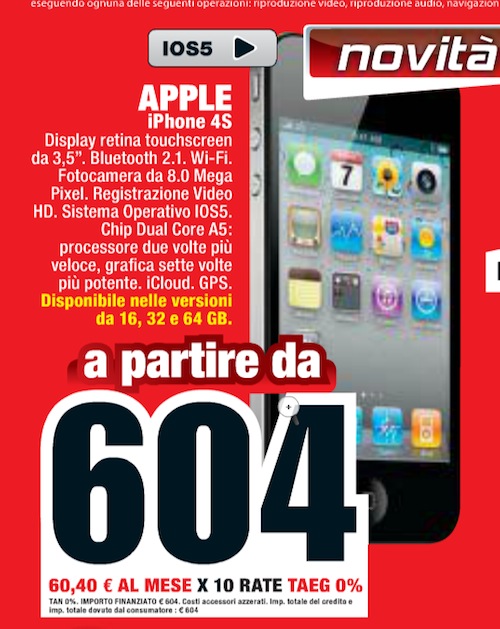 iPhone4S-offerta