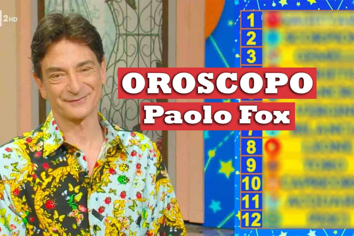 Oroscopo Paolo Fox 